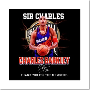 Charles Barkley The Chuck Basketball Legend Signature Vintage Retro 80s 90s Bootleg Rap Style Posters and Art